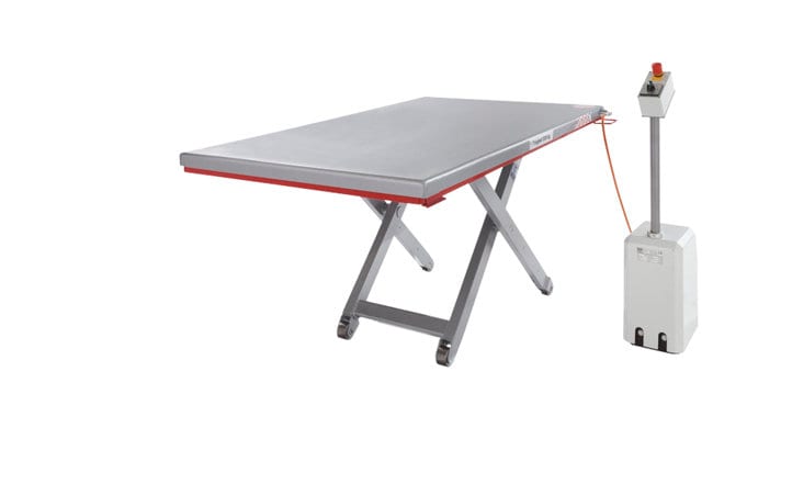 Flexlift Flat Form Scissor Lift Table F-CE for logistics and warehousing