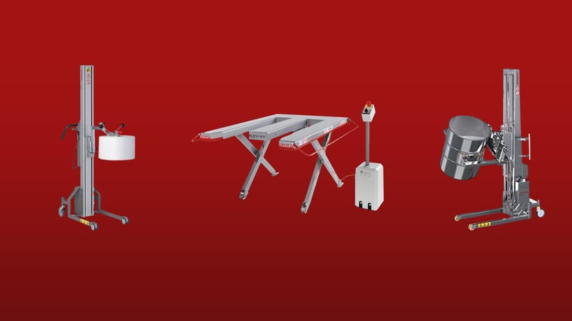 Overview of different lift elements and lift table types
